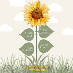 4 Winning steps to being a professional teacher - PD, Classroom Culture, Curriculum, Collaboration
