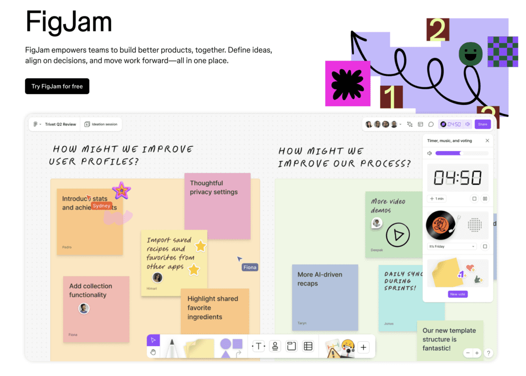 FigJam - a free for teachers interactive whiteboard