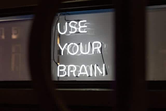 Use your brain or lose it