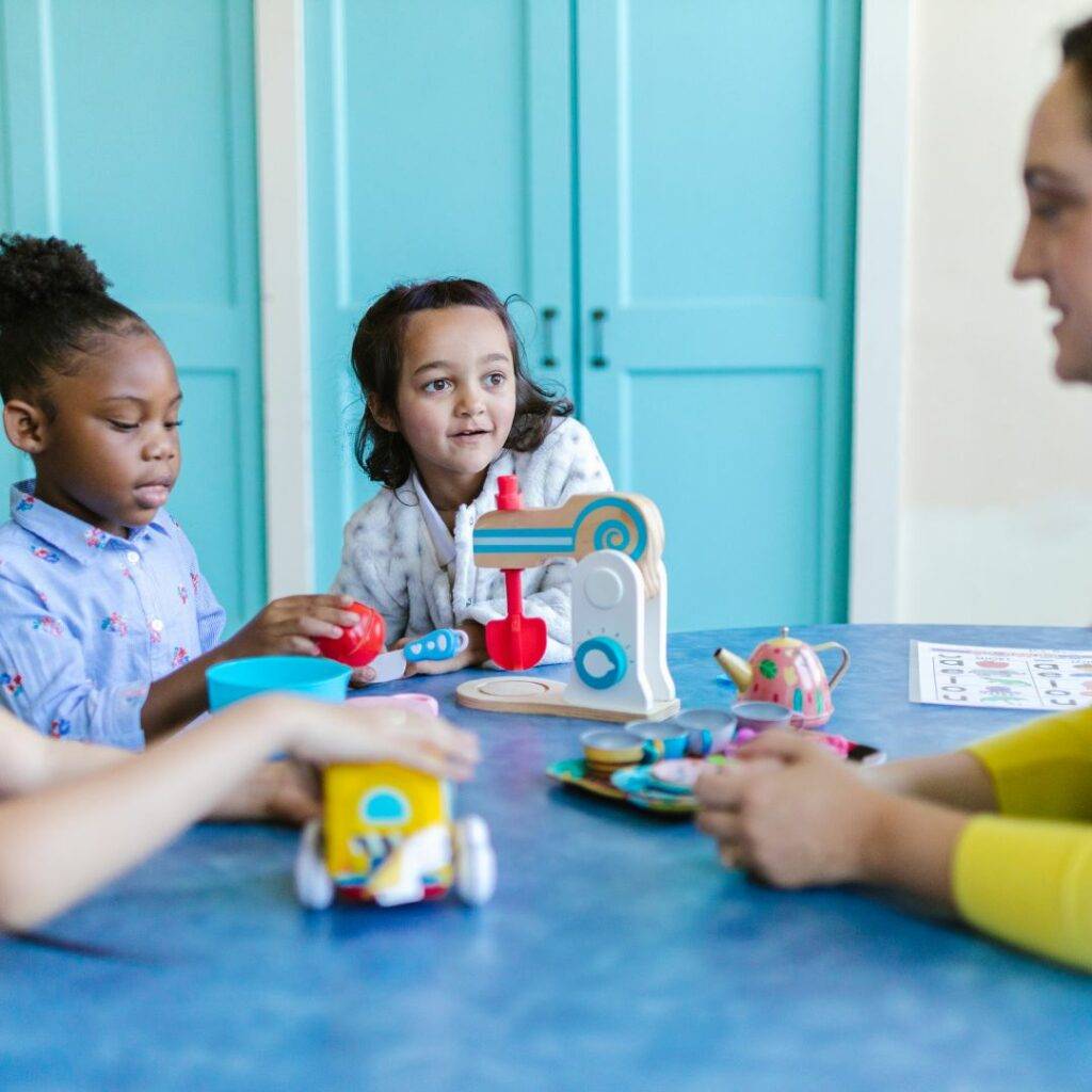 early literacy skills art and SEL through the talking table