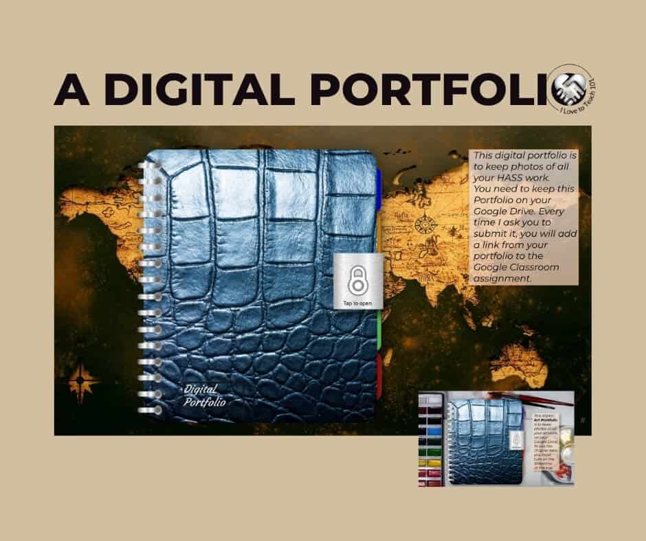 A Digital Portfolio keeps student work in one place