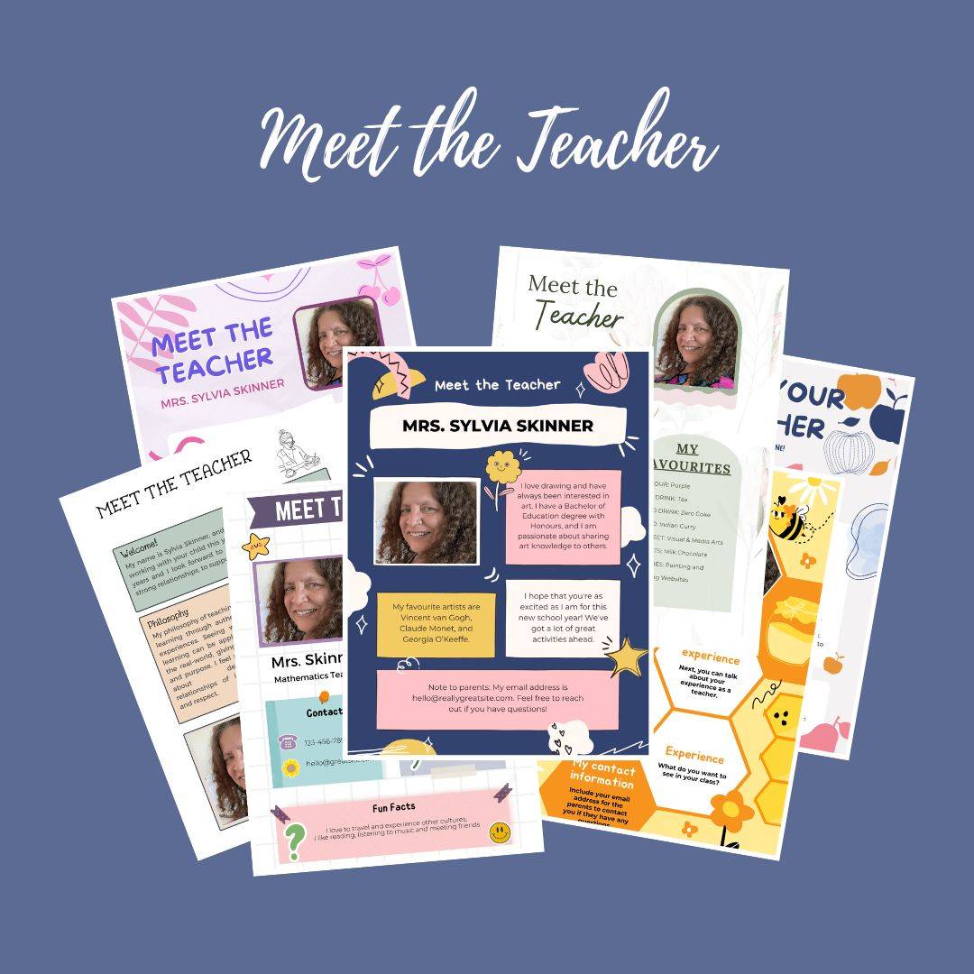 Back to School: 7 Meet the Teacher Templates