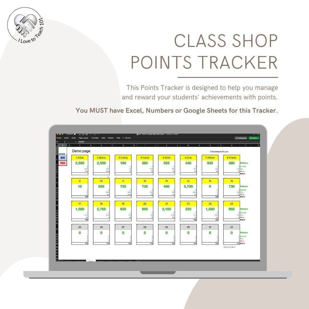 Classroom Points Tracker Enhancing Student Learning With Points