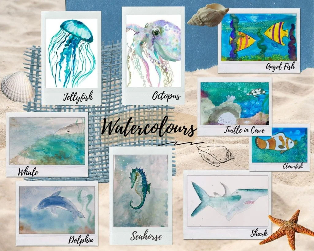 Watercolour Techniques Enhance Creative Thinking in Saltwater Environment