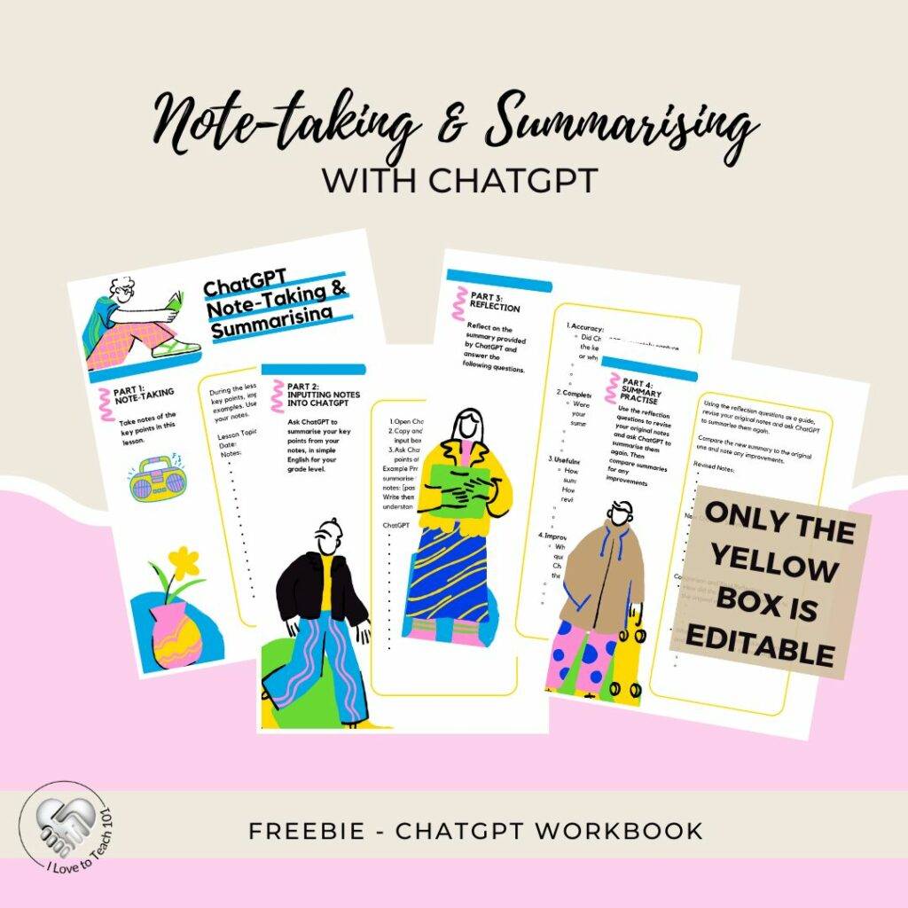 ChatGPT Note Taking and Summarising Workbook