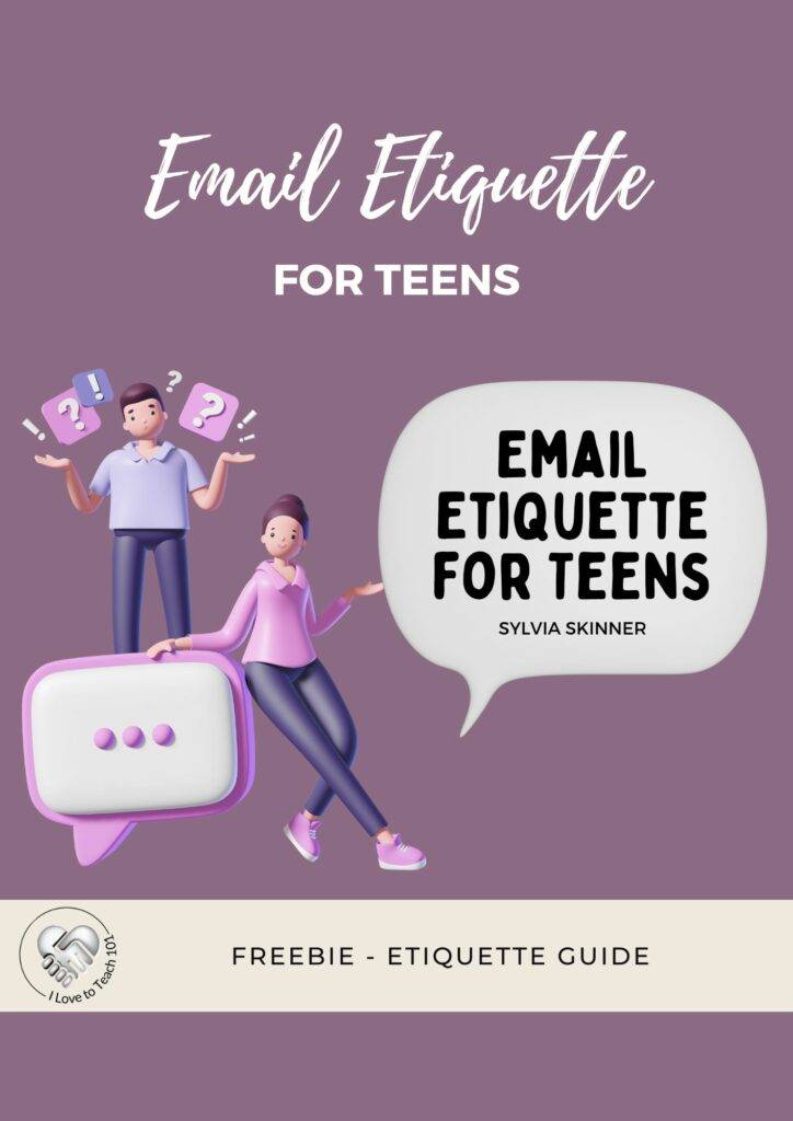 Email Etiquette for Teens for EFL and SEL