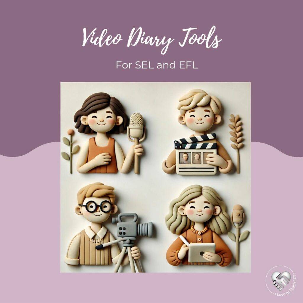 Video diary tools for SEL and EFL