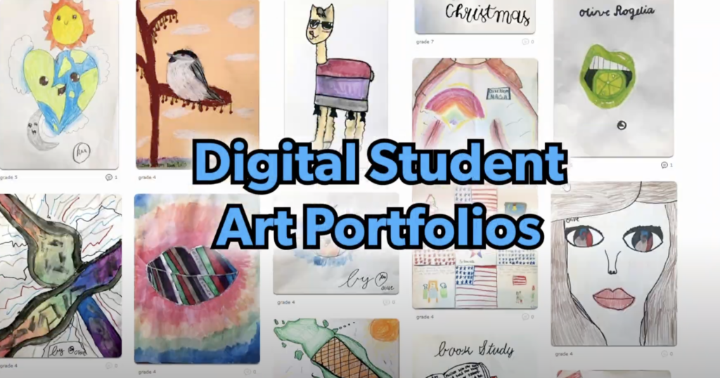 Artsonia - digital student art portfolios created by students