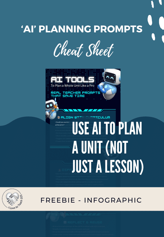 AI Tools to plan a whole unit not just one lesson