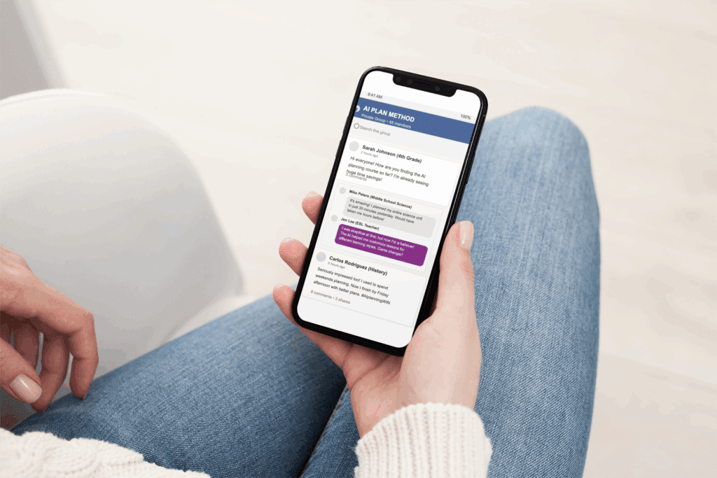 How To Plan A Full Unit With AI, Without The Overwhelm 8 ai plan mini-course facebook group community support