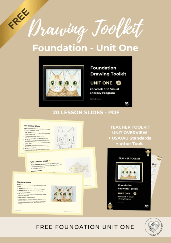 Foundation Drawing Toolkit unit 1 (FREE)