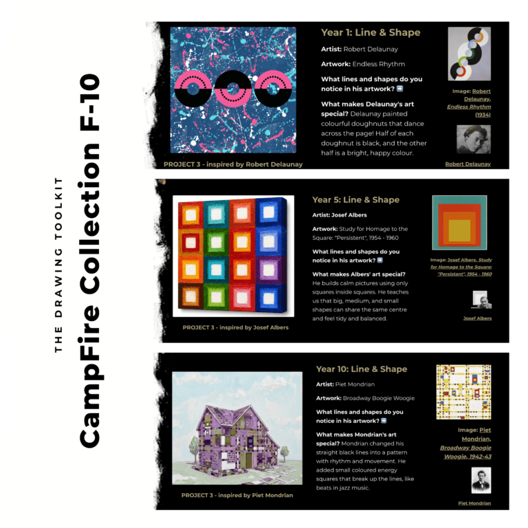 effortless line and shape art lessons for F-10 classrooms