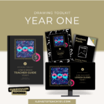 CampFire year 1 line and shape art lessons teaching resource with lesson slides, Teacher Guide, quizzes and poster pack