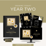 CampFire year 2 line and shape art lessons teaching resource with lesson slides, Teacher Guide, quizzes and poster pack
