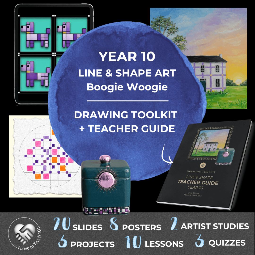 Year 10 Line and Shape Art Lessons: Boogie Woogie