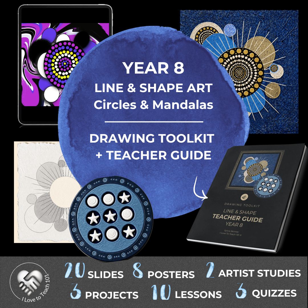 Year 8 Line and Shape Art Lessons: Circles and Mandalas