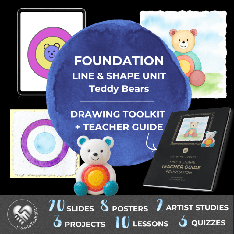 Foundation Line and Shape Art Unit – CampFire 5 Foundation Line & Shape Art Unit Teddy Bears - campfire