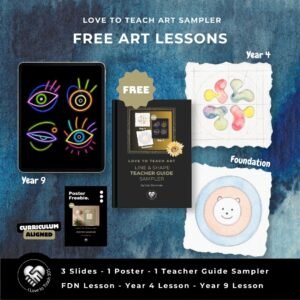 Free 3 Line and Shape Art Lessons Sampler