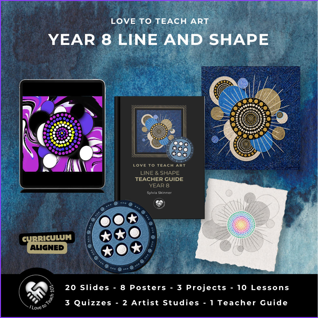 Year 8 Line and Shape Art Lessons: Circles and Mandalas 5 Year 8 Line and Shape Art Lessons: Circles and Mandalas