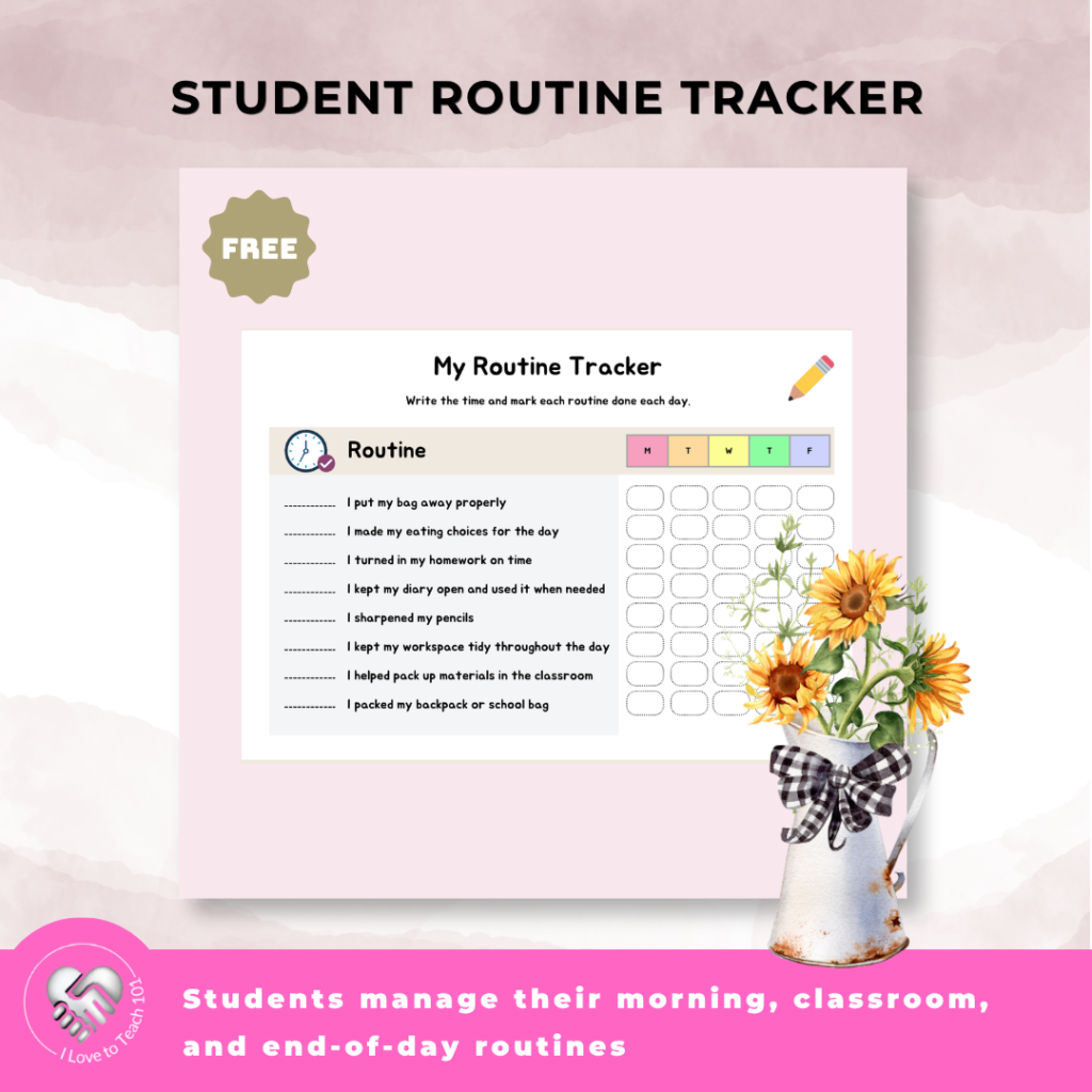 freebie - Student Routine Tracker
